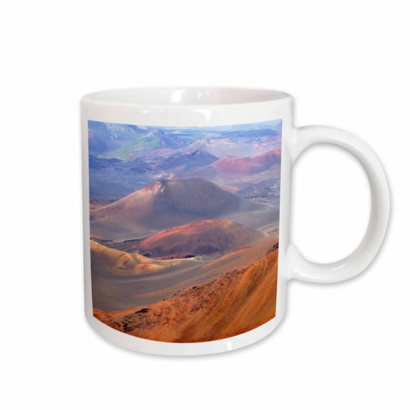 3drose, Crater of Volcano Haleakala, Haleakala Np, Maui Island, Hawaii, Usa., 11oz Mug