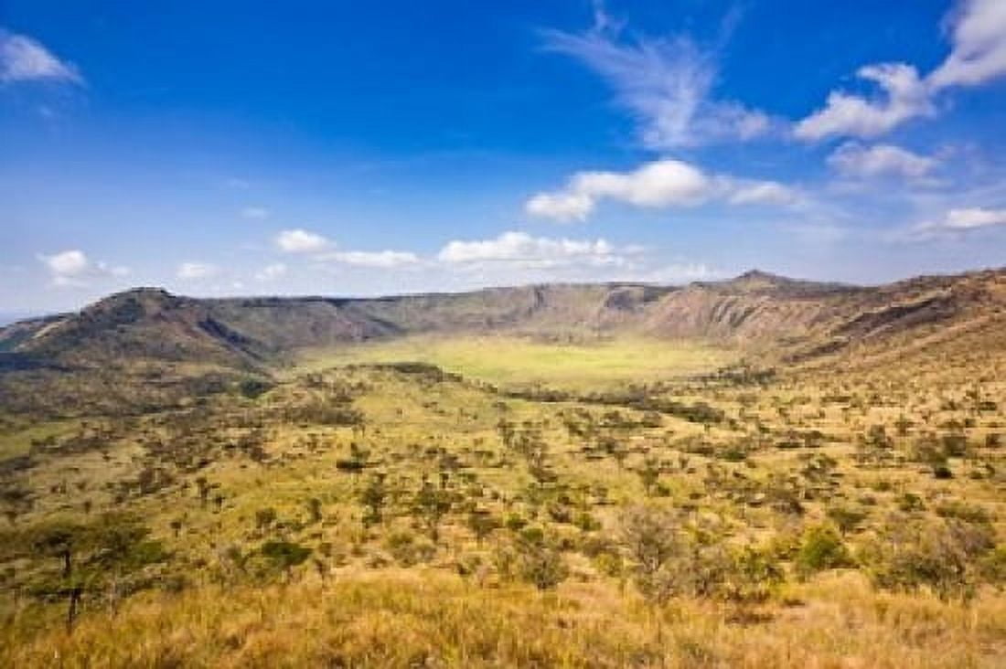 Crater Queen Elizabeth National Park Uganda Canvas Art - Martin Zwick DanitaDelimont (38 x 25)