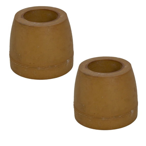 Craton Boat Roller End Caps ESR245N | 2 1/2 x 5/8 Inch Tan (Pair)
