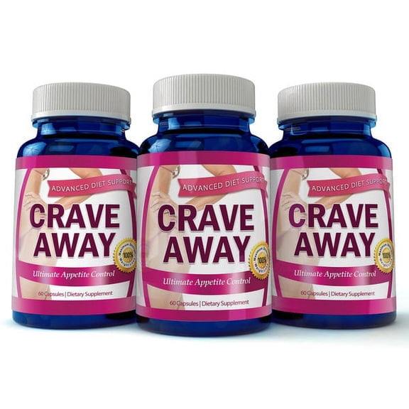 Crave Away Weight Control Extreme Dietary Supplement (60 capsules/bottle)