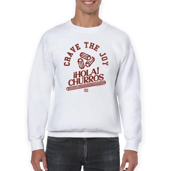 Crave The Joy Churro Art - Retro Dessert Men's Sweatshirt