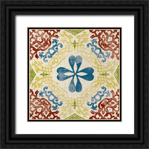 Craven, Katrina 12x12 Black Ornate Wood Framed with Double Matting Museum Art Print Titled - Global Tile III