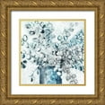 thumbnail image 1 of Craven, Katrina 12x12 Gold Ornate Wood Framed with Double Matting Museum Art Print Titled - Indigo Eucalyptus, 1 of 4