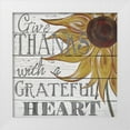 thumbnail image 1 of Craven, Katrina 12x12 White Modern Wood Framed Museum Art Print Titled - Grateful Heart, 1 of 4