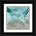 thumbnail image 1 of Craven, Katrina 15x15 Black Ornate Wood Framed with Double Matting Museum Art Print Titled - Triangle Mountain, 1 of 4