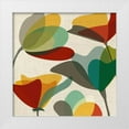 thumbnail image 1 of Craven, Katrina 15x15 White Modern Wood Framed Museum Art Print Titled - Flower Shapes I, 1 of 4