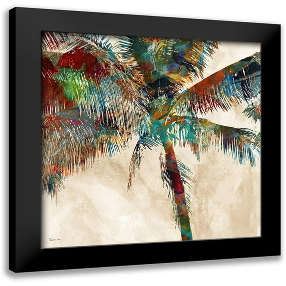 Craven, Katrina 20x20 Black Modern Framed Museum Art Print Titled - Tropical Punch III