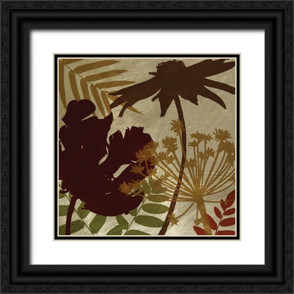 Craven, Katrina 20x20 Black Ornate Wood Framed with Double Matting Museum Art Print Titled - Spice Shimmering