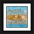 thumbnail image 1 of Craven, Katrina 20x20 Black Ornate Wood Framed with Double Matting Museum Art Print Titled - Woodgrain Mermaid, 1 of 4