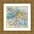 thumbnail image 1 of Craven, Katrina 20x20 Gold Ornate Wood Framed with Double Matting Museum Art Print Titled - Crazy Circles, 1 of 4