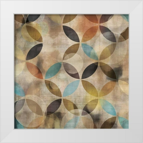 Craven, Katrina 20x20 White Modern Wood Framed Museum Art Print Titled - Bokeh Pattern IV