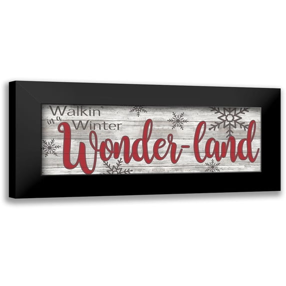 Craven, Katrina 24x11 Black Modern Framed Museum Art Print Titled - Winter Wonderland