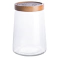 thumbnail image 1 of Cravings By Chrissy Teigen 5.75 Inch Glass Canister with Wood Lid - 5.75 in, 1 of 5