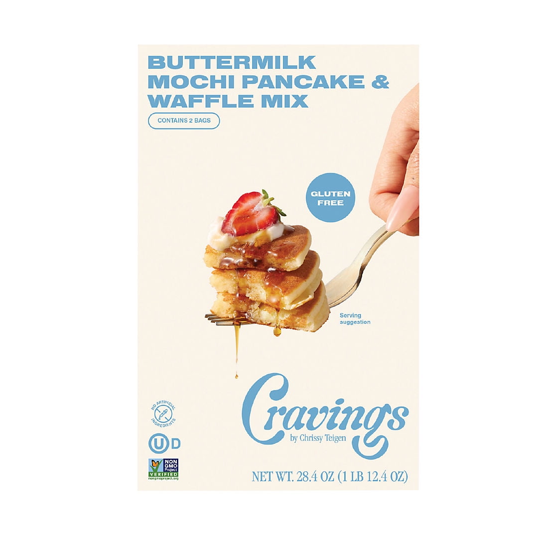Cravings By Chrissy Teigen Buttermilk Mochi Pancake & Waffle Mix, 2 pk