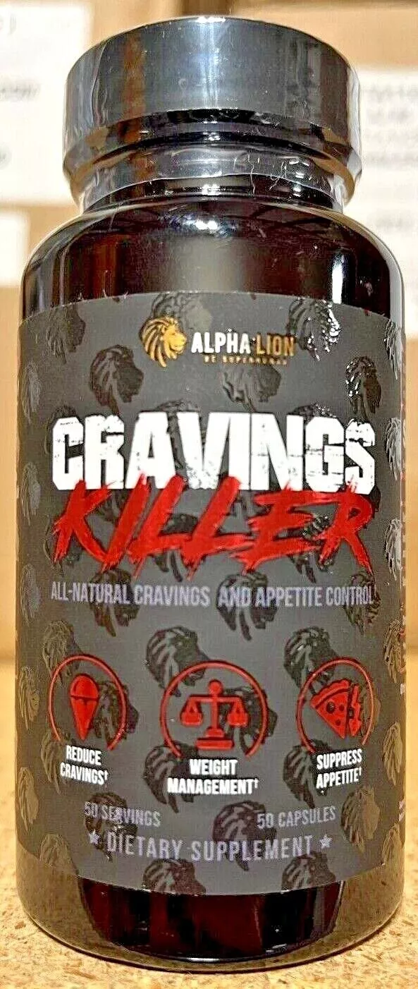 Cravings Killer w/ Supresa Natural Cravings Appetite Suppressant 50ct