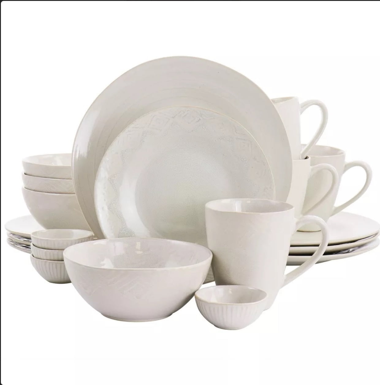 Cravings Set Cravings by Chrissy Teigen Tunisian Mist 20-piece Dinnerware Set ...