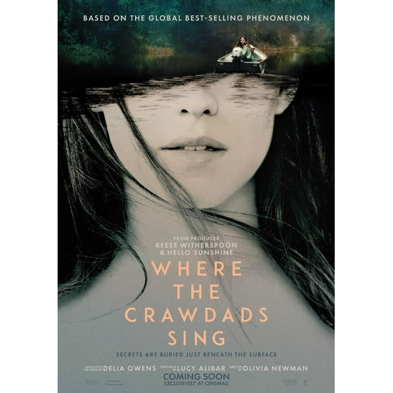 Where the Crawdads Sing Movie Poster Quality Glossy Print Photo Wall Art Daisy Edgar-Jones Taylor John Smith Sizes Available 8x10 11x17 16x20 22x28 24x36 27x40 #1 (27x40)