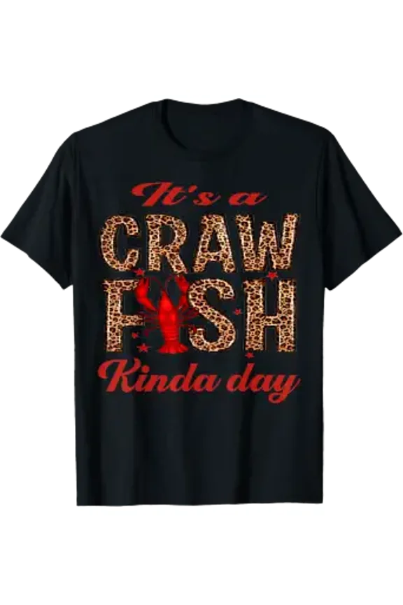 Crawfish Boil Leopard Print Southern Party T-Shirt