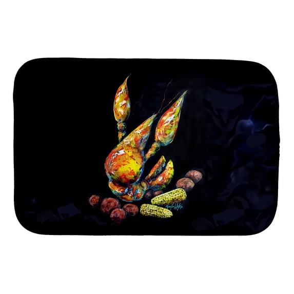 Crawfish Boiling Pot Dish Drying Mat 14 in x 21 in