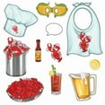 thumbnail image 1 of Crawfish Mardi Gras Photo Booth Fun Signs - 11 Pcs., 1 of 1