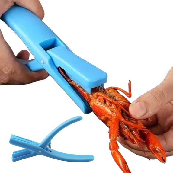 Crawfish Peeler Tool,Portable Crawfish Shucker Shrimp Peeler Ergonomic Seafood Shelling Gadget for Easy Shell Removal In Kitchen(Blue)