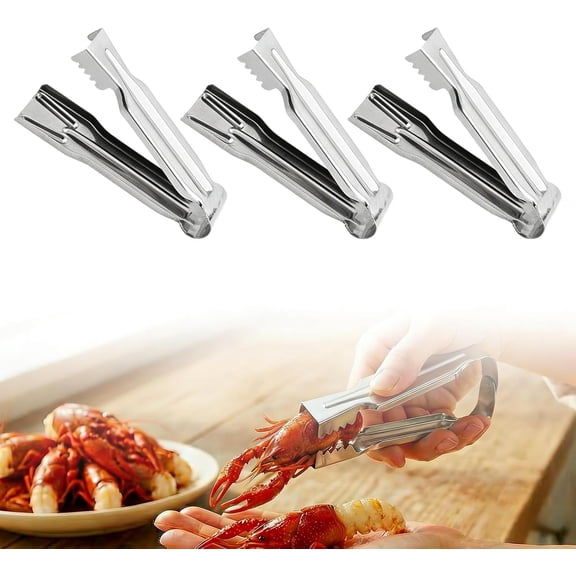 Crawfish Peeler Tool, Stainless Steel Crawfish Sheller with Serrated Head, Seafood Shell Remover for Shrimp Crab Lobster, Ergonomic Kitchen Tool for Seafood Boil Partie.