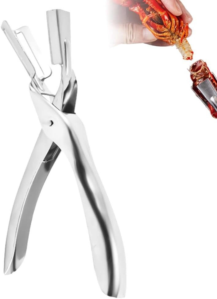 Crawfish Peeler Tool, Stainless Steel Shrimp Peeler Sheller, Crawfish ...
