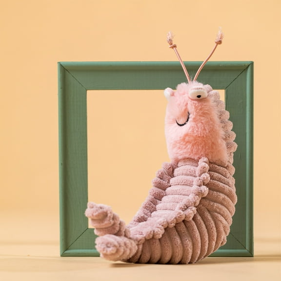 Crawfish Sheldon Plush Doll & Realistic Crab Stuffed Animal – Lifelike Details, Soft Filling, Ideal for Gifting, Decor & Kids’ Play