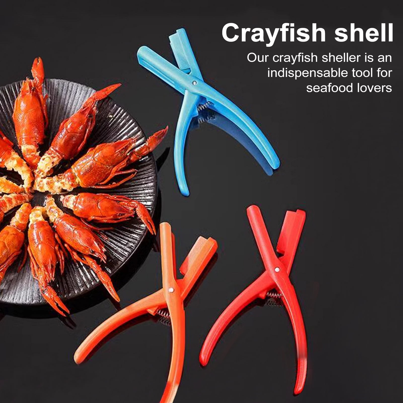 Ripper For Shell Fish Crawfish Shelling Pliers Food-Grade Plastic Seafood Opener Tool for ...