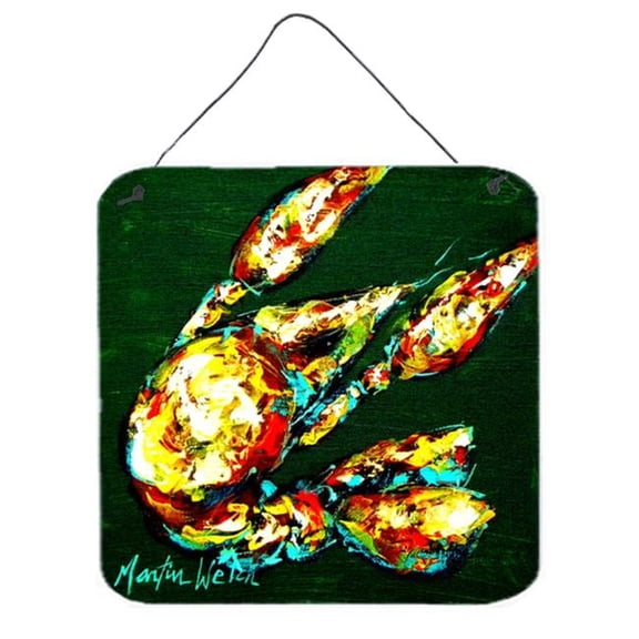 Crawfish Smudge Aluminium Metal Wall or Door Hanging Prints