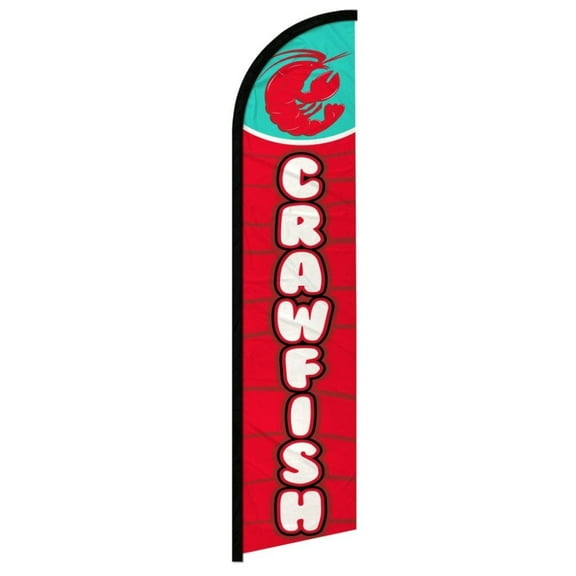 Crawfish Windless Banner Flag