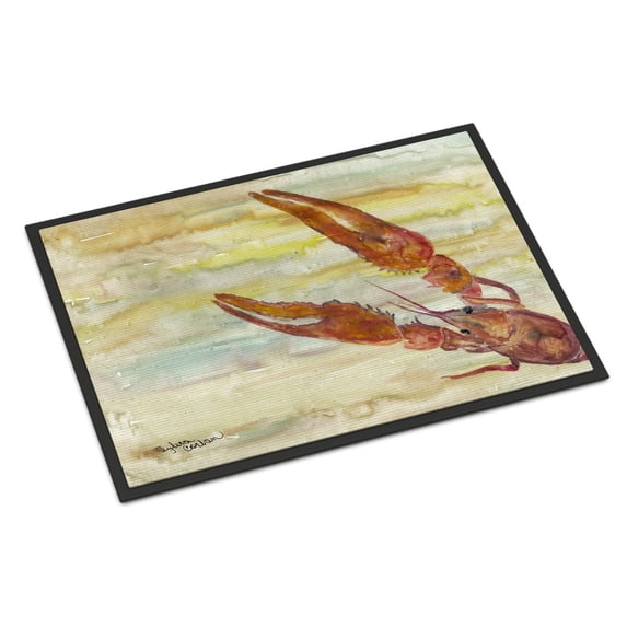 Crawfish Yellow Sky Doormat 18x27