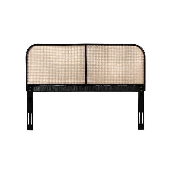 Crawford & Burke East Indie Cane and Teak Headboard