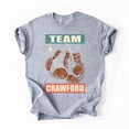 thumbnail image 1 of Crawford Last Name Retro Family Name Crawford Boxing T-Shirt, Multicolors, Size S-5XL, 1 of 5