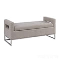 thumbnail image 1 of Crawford Storage Bench Grey See below, 1 of 2