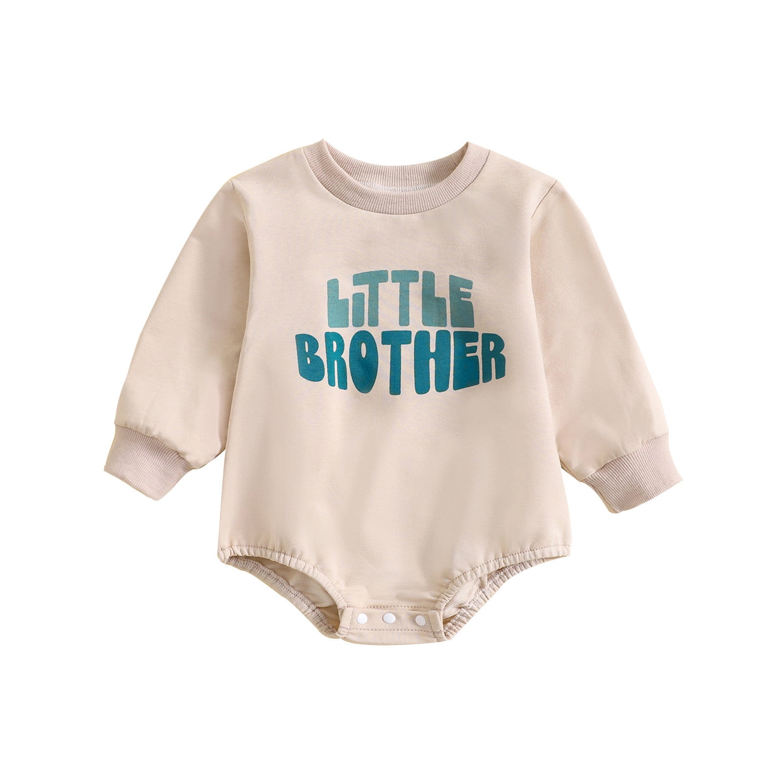 Crawl Clothing Baby Boys Girls Long Sleeve Letter Prints Romper Kids ...