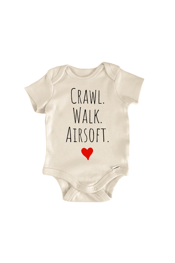 Crawl Walk Airsoft - Baby Bodysuit