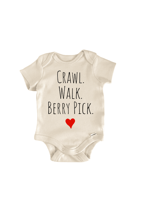 Crawl Walk Berry Pick - Baby Bodysuit
