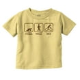 thumbnail image 1 of Crawl Walk Bike Street Sign Humor Toddler Boy Girl T Shirt Infant Toddler Brisco Brands 2T, 1 of 6