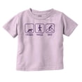 thumbnail image 1 of Crawl Walk Bike Street Sign Humor Toddler Boy Girl T Shirt Infant Toddler Brisco Brands 2T, 1 of 6