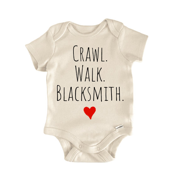 Crawl Walk Blacksmith - Baby Bodysuit