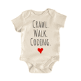 thumbnail image 1 of Crawl Walk Coding - Baby Bodysuit, 1 of 6