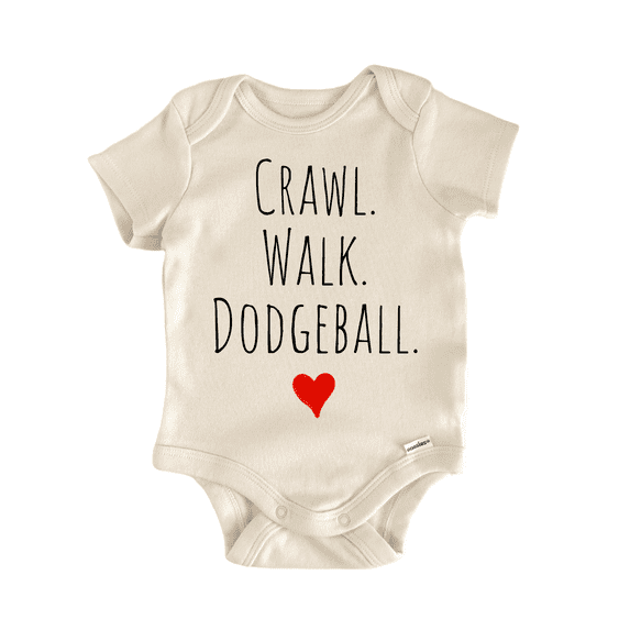 Crawl Walk Dodgeball - Baby Bodysuit