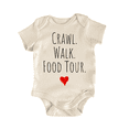 thumbnail image 1 of Crawl Walk Food Tour - Baby Bodysuit, 1 of 6