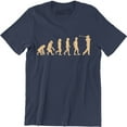 thumbnail image 1 of Crawl Walk Golf Evolution - Golfing Masters Clubhouse Men's T-Shirt, 1 of 4
