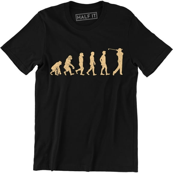 Crawl Walk Golf Evolution - Golfing Masters Clubhouse Men's T-Shirt