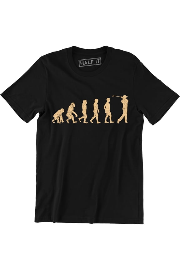 Crawl Walk Golf Evolution - Golfing Masters Clubhouse Men's T-Shirt