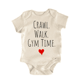 thumbnail image 1 of Crawl Walk Gym Time - Baby Bodysuit, 1 of 6