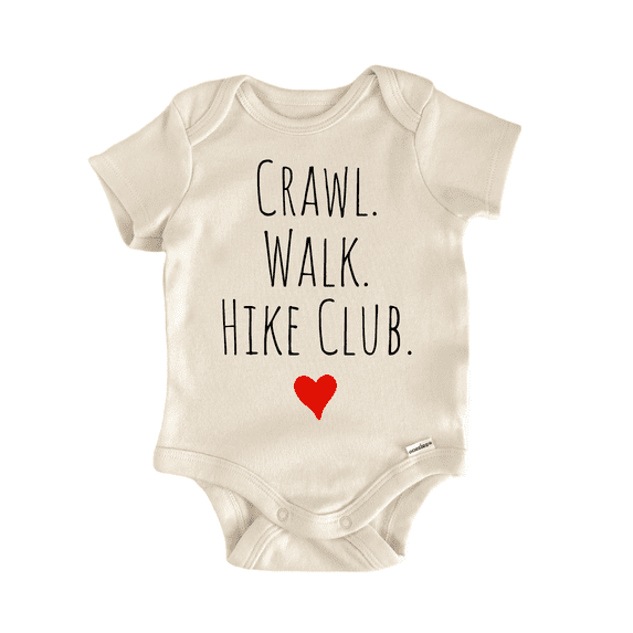 Crawl Walk Hike Club - Baby Bodysuit