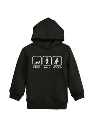 Old Time Hockey NHL Original 6 Black Adult Hoodie Sweatshirt